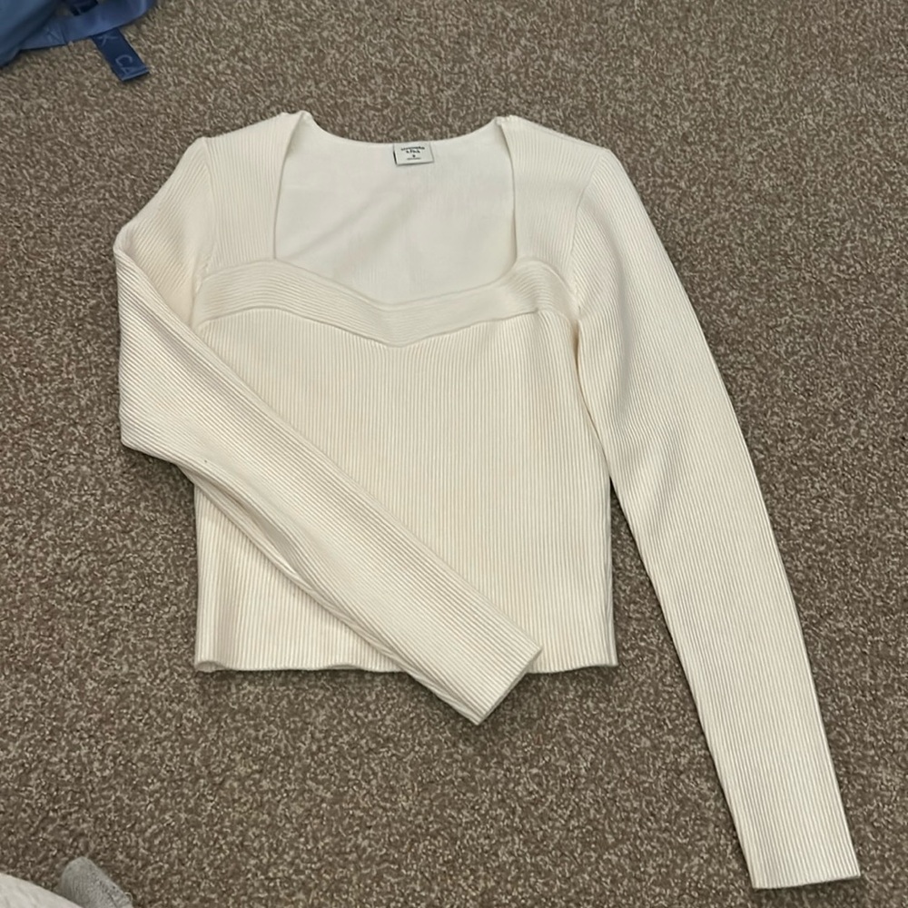 Abercrombie ribbed sweater top